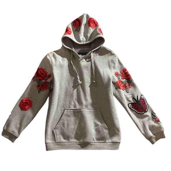 Central Park West rose hoodie. - Picture 2 of 4